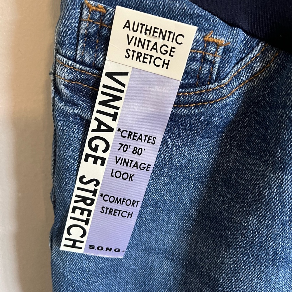 S.O.N.G. Maternity Jeans - Size XL - Curvy Skinny Ankle with super support band - Picture 5 of 5